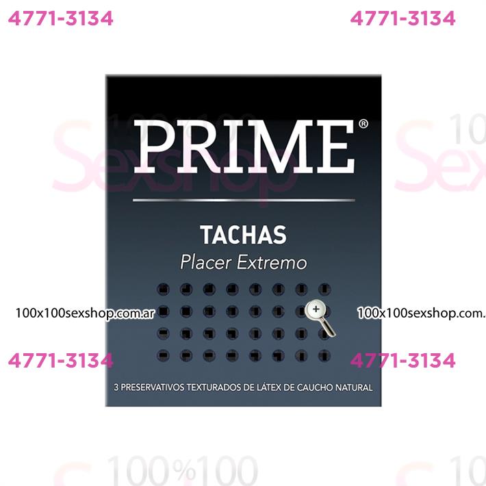 Cód: CA FP TACHAS - Preservativo Prime Tachas - $ 6000